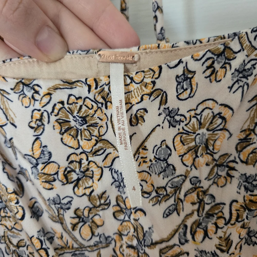 Free People Womens Boheme mini dress - Floral size 4 - Picture 6 of 8